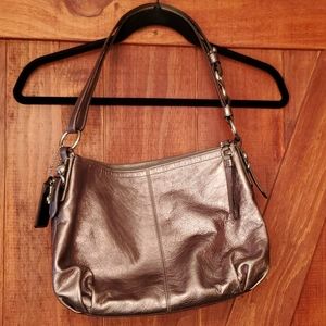 Metallic Coach purse